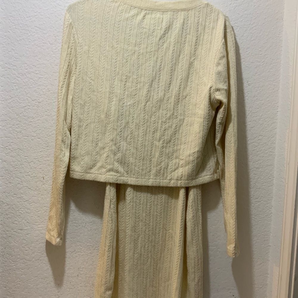 SAYLOR Tirzah Sweater Dress in Ivory XS - Picture 8 of 14